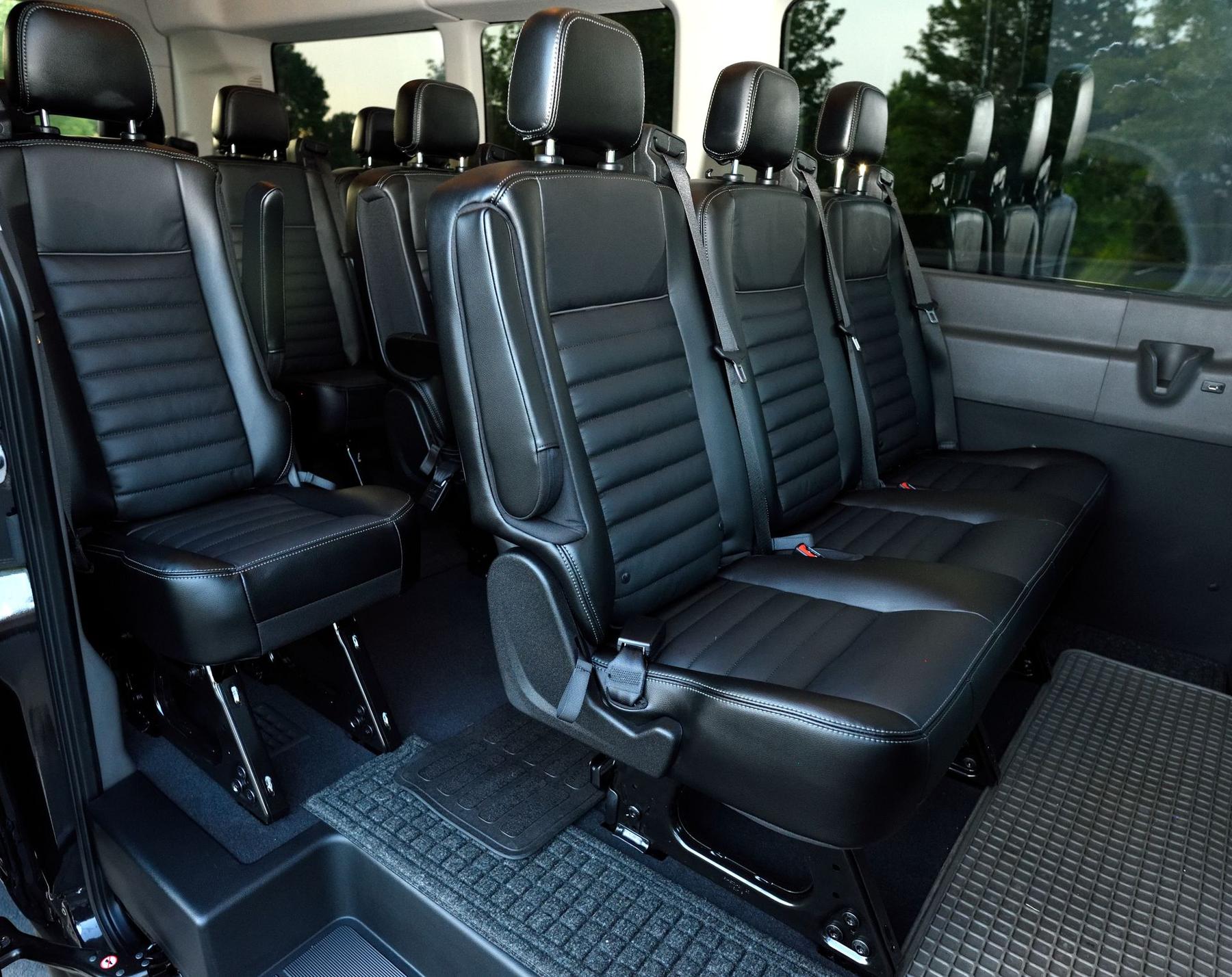 A passenger minivan